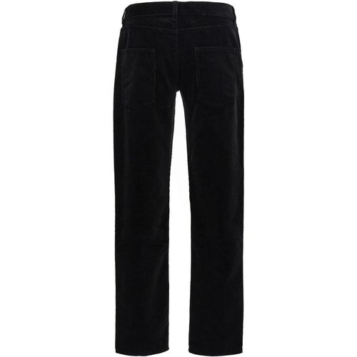 Saint Laurent Mens Black Corduroy Slim Trousers Cotton - 31 Waist
