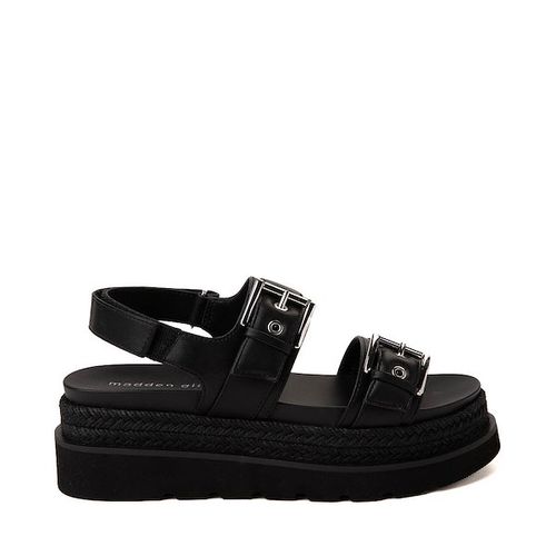 Womens Madden Girl Mason Platform Sandal - Black