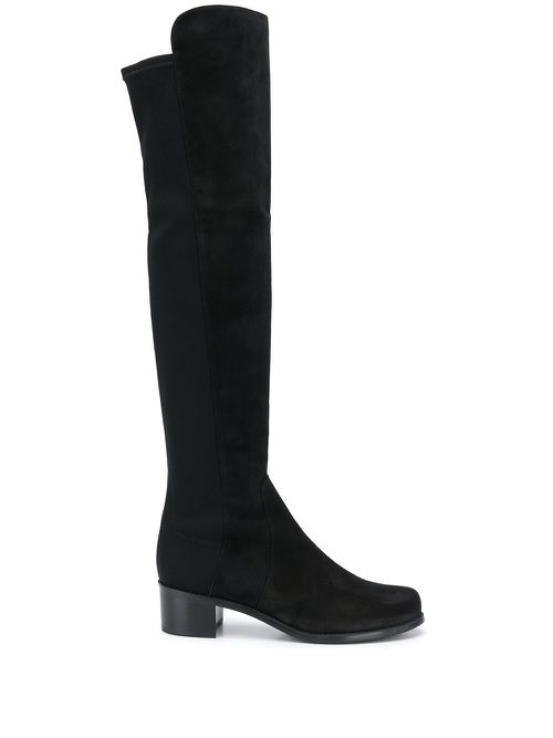 45mm thigh high boots - Black