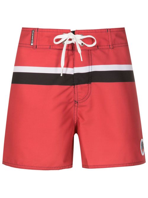Surf Sunset swim shorts - Red