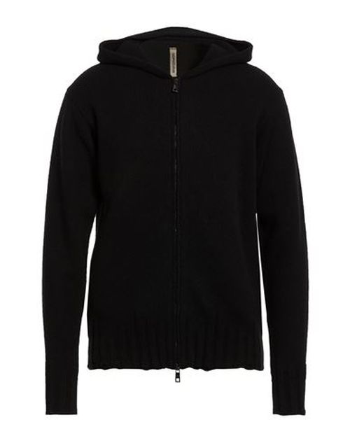 Man Cardigan Black Size M Virgin Wool