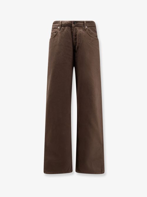 Loose-Fit Denim Jeans — Brown