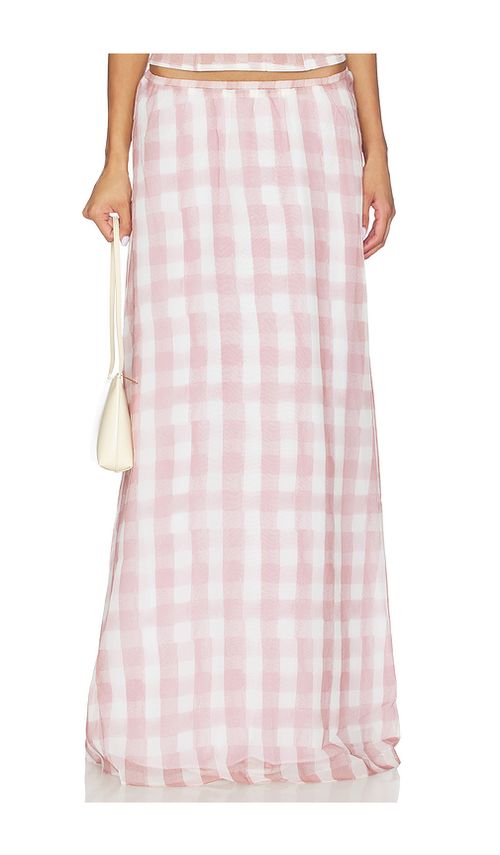 SNDYS Tallin Maxi Skirt in Pink. XXS. Also in L, M, S, XL
