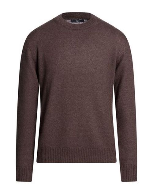Lab Man Sweater Chocolate brown Size L Merino Wool, Superkid mohair, Cashmere