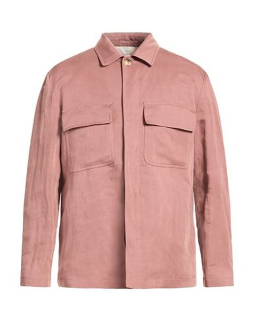 Man Shirt Antique rose Size M Linen, Tencel