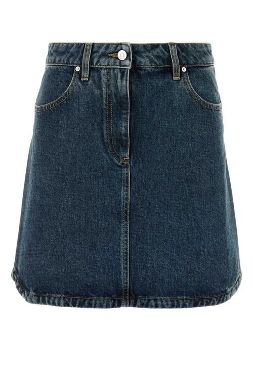 Denim Skirt — Blue