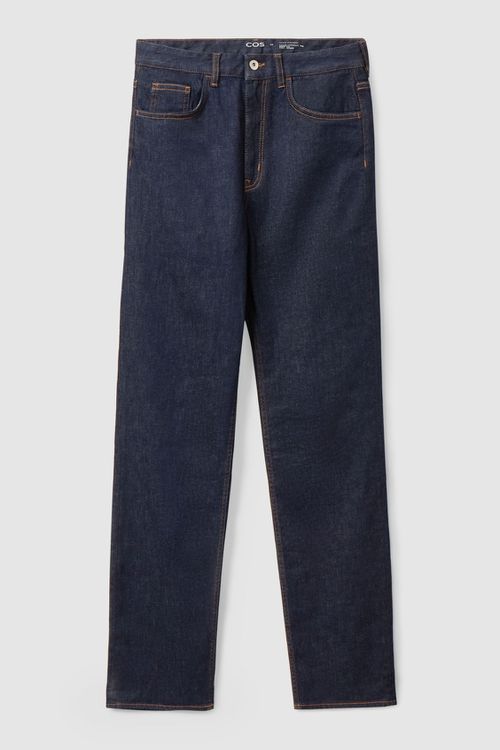 STRAIGHT-LEG HIGH-RISE JEANS