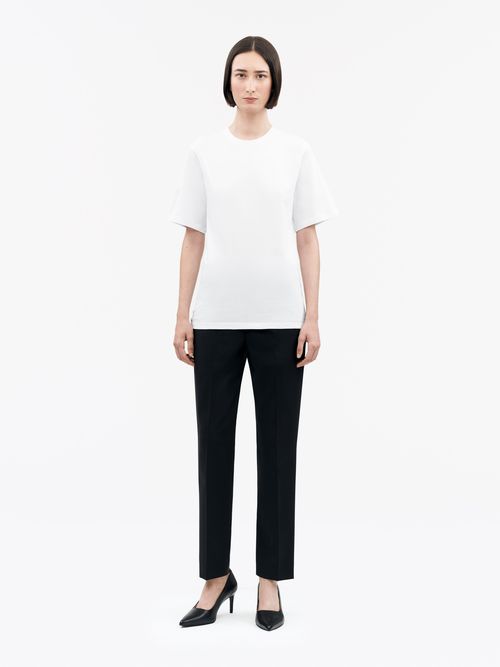 Lori Round-Neck Cotton T-Shirt
