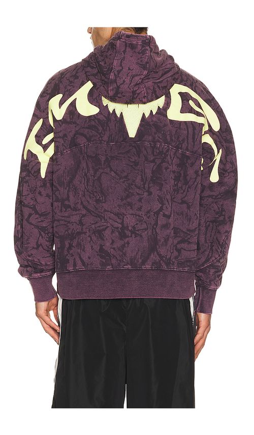 Fox Racing Image Print Fleece Hoodie in Purple. L. Also in