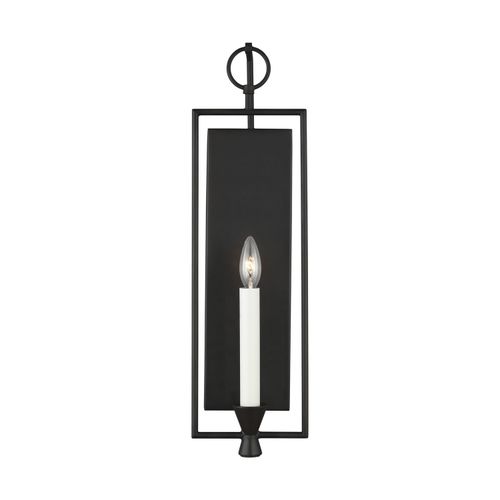 Visual Comfort Studio Keystone Wall Sconce in Aged Iron by Chapman & Myer