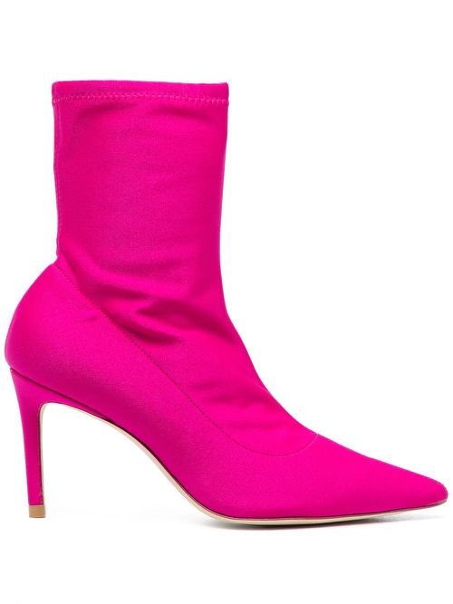 90mm sock-style boots - Pink