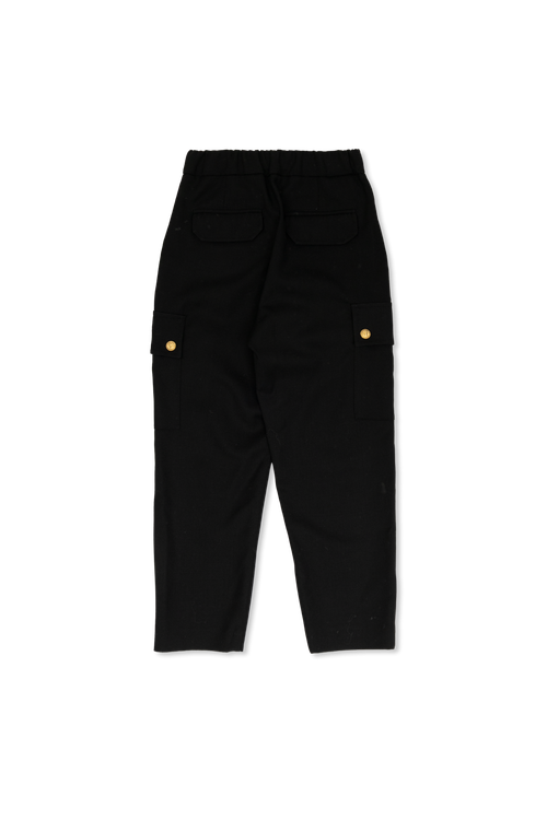 Trousers With Pockets, Unisex, Black