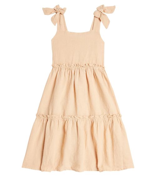 Donsje Janne tiered linen dress