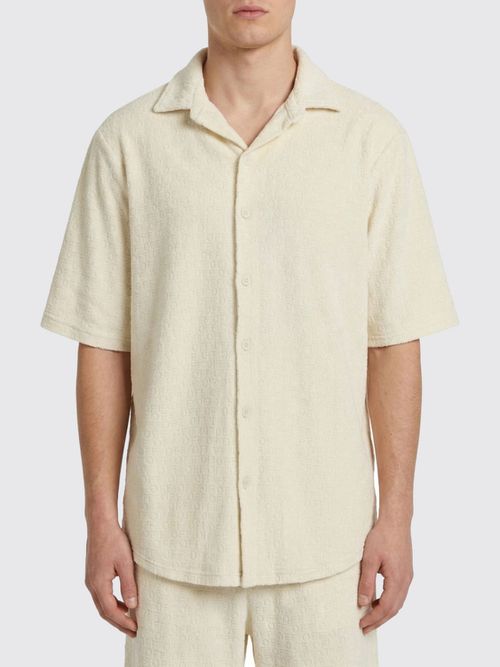Shirt Men color Yellow Cream