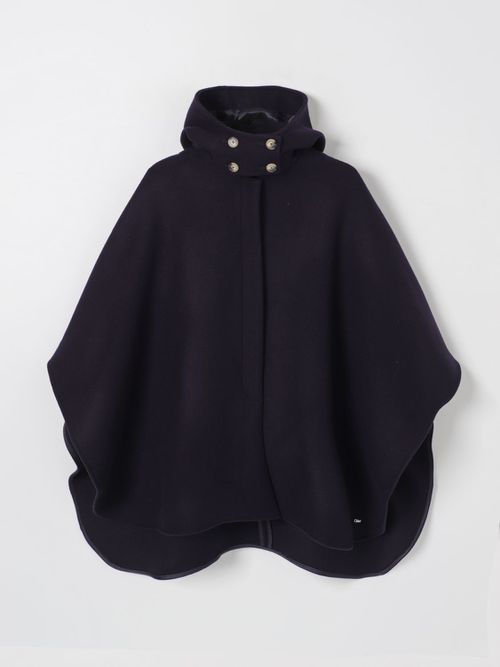 Coat CHLOÉ Kids color Marine