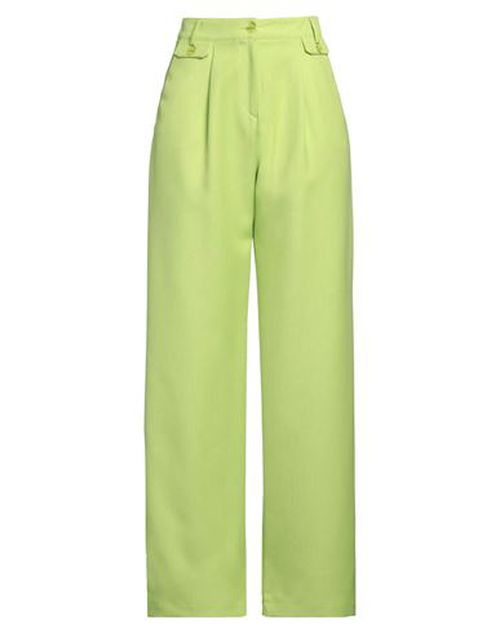 Woman Pants Lime green Size 4 Polyester