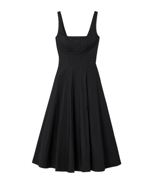 Wells Pleated Sleeveless Dress