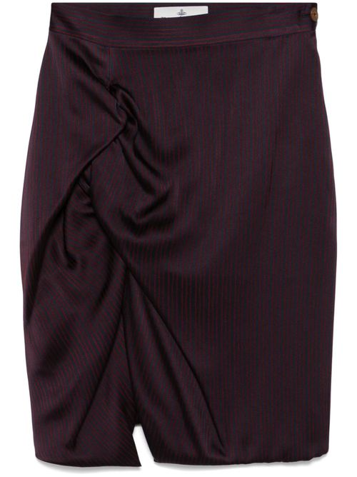 Side Panther mini skirt - Red
