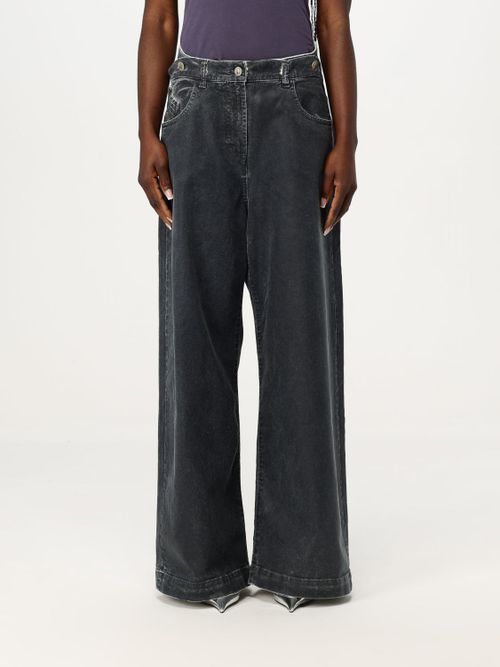 Pants THE ATTICO Woman color Charcoal