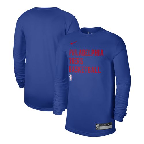 Unisex Royal Philadelphia 76ers 2023/24 Legend On-Court Practice Long Sleeve T-Shirt