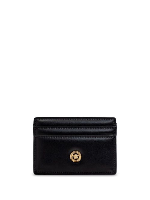 Medusa-plaque cardholder - Black