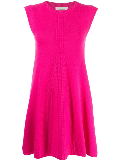 Knitted cashmere minidress - Pink