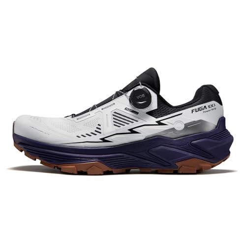 KAILAS Men's FUGA EX 3 BOA Trail Running Shoes Lightweight Slip Resistant Breathable Jogging Hiking Sneakers Original/Pumice Gray