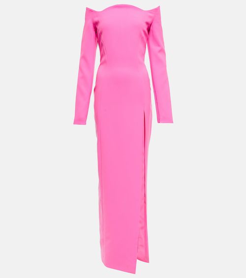 Off-the-shoulder gown