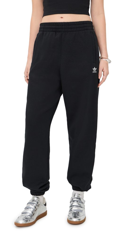Essentials Loose Fleece Joggers Black