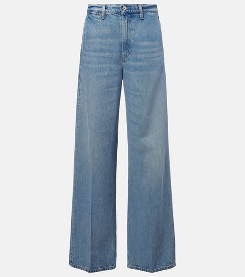 Ayla mid-rise wide-leg jeans