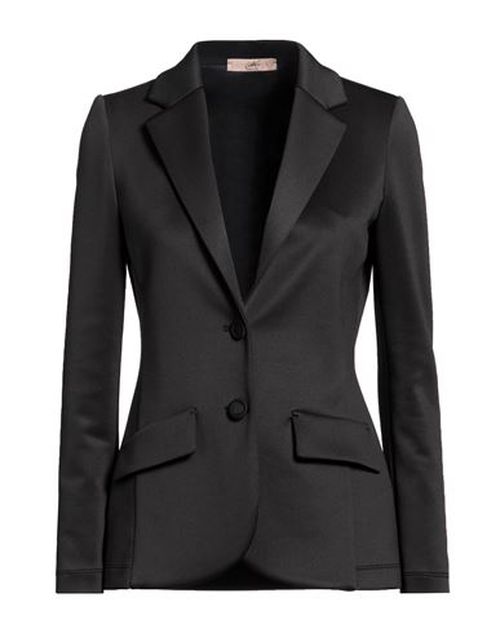 Woman Blazer Black Size 6 Polyamide, Elastane