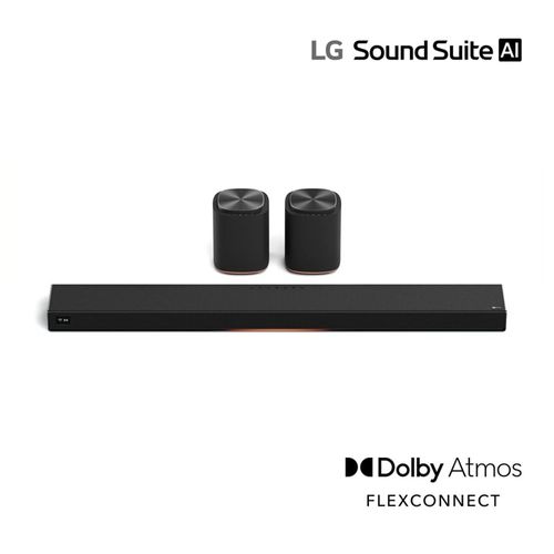 LG Immersive Suite 5 with H7 Soundbar and two M5 Speakers, Dolby Atmos FlexConnect
