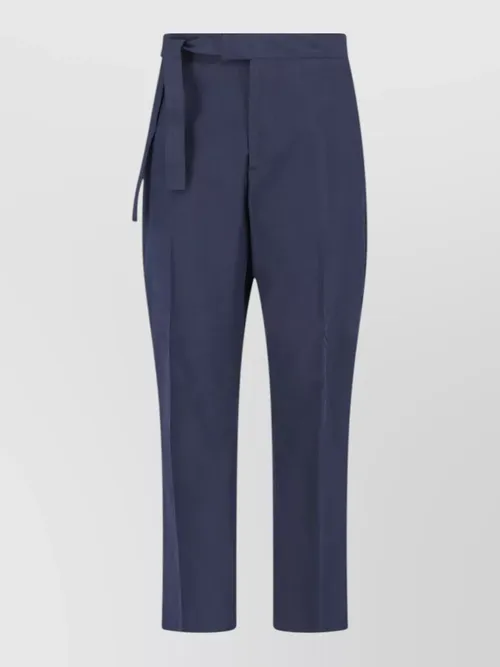 Paul Smith - tapered leg trousers elastic waistband belt loop