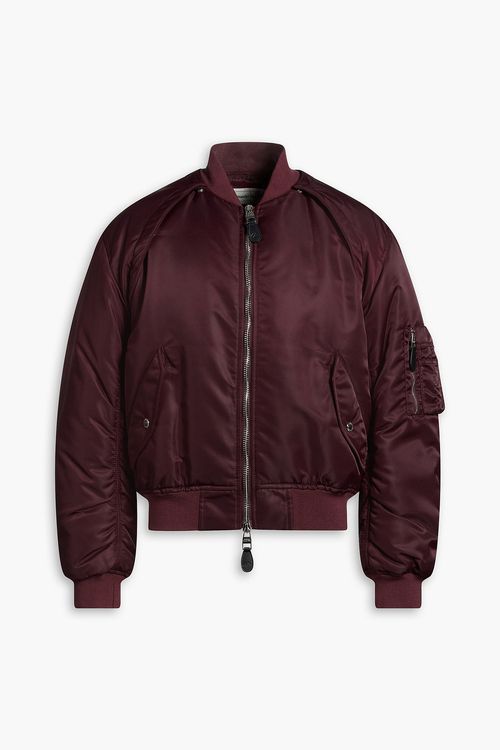 Shell bomber jacket - Burgundy - IT 50