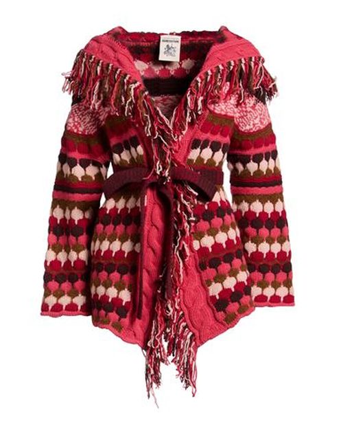 Woman Cardigan Magenta Size S Wool, Polyamide, Polyester, Alpaca wool