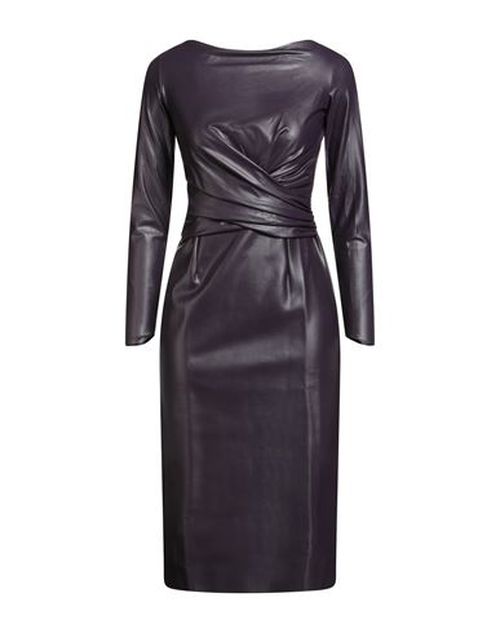 Woman Midi dress Dark purple Size 10 Polyamide, Elastane