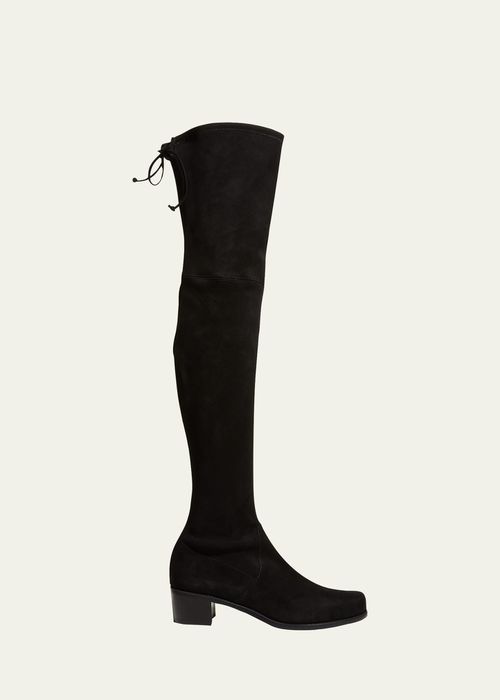 Tieland Suede Over-The-Knee Boots