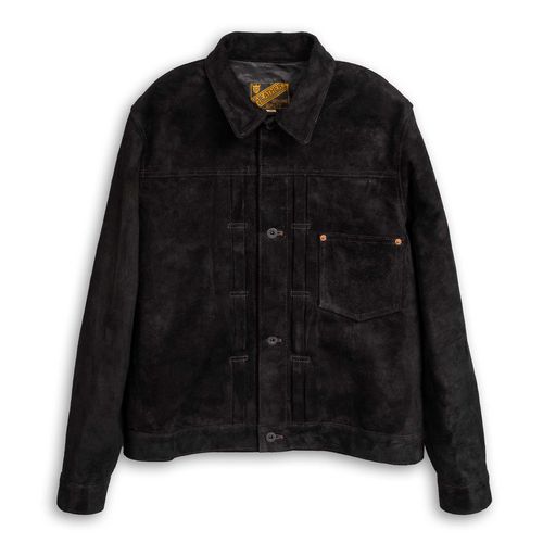Horse Roughout WWII Jean Jacket Black