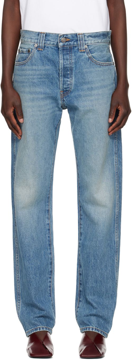 KHAITE Blue Callum Jeans