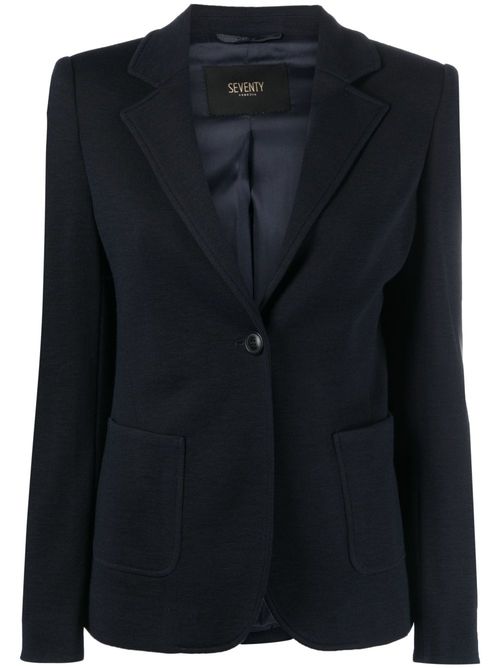Single-breasted blazer - Blue