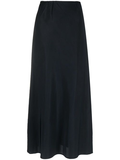 A-line midi skirt - Black