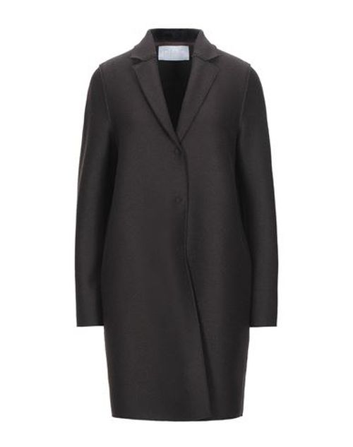 Woman Coat Dark brown Size 10 Virgin Wool