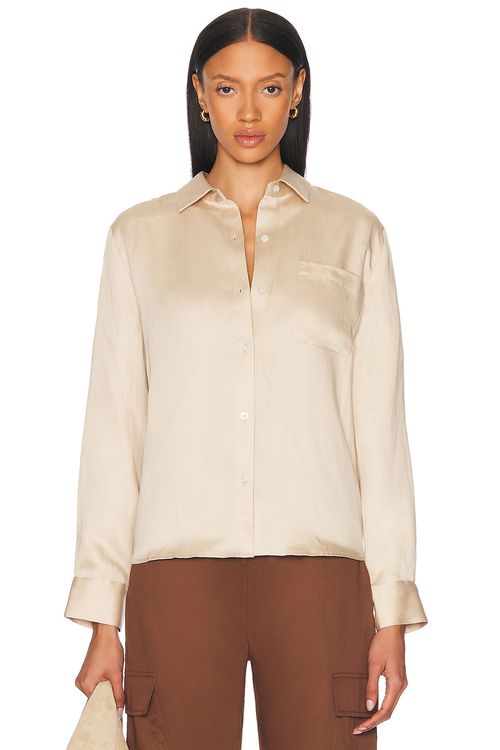 Jenni Kayne Madeline Top in Oatmeal - Neutral.  XS also in L, M