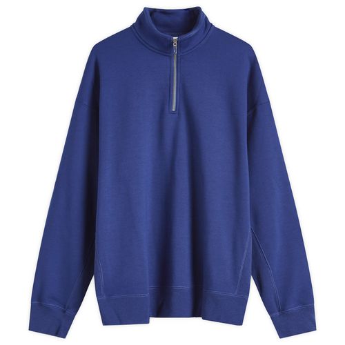 나이키 Wool Classics Quarter Zip Top in Blue Void FV4891-492