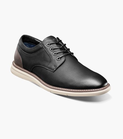 Nunn Bush Shoes Chase Casual Plain Toe Oxford Black Multi