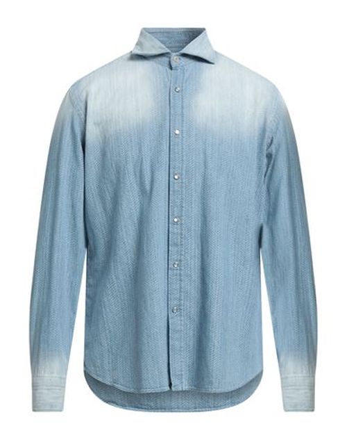 Man Shirt Azure Size 15 ¾ Cotton
