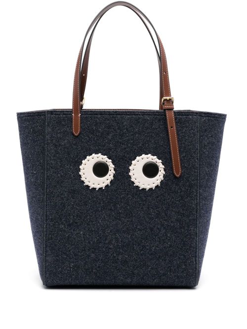Small Eyes tote bag - Blue