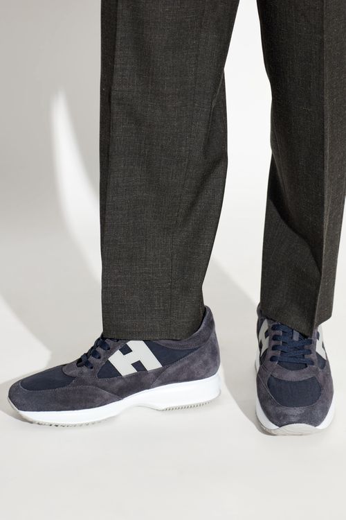 ‘Interactive’ Sports Shoes, Men's, Navy Blue