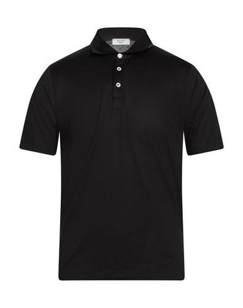 Man Polo shirt Black Size 36 Mako Cotton