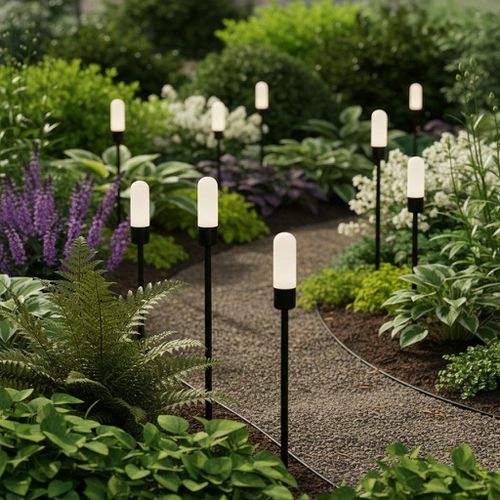 Ultra Beam Lighting 1 Watt LED 1000mm Tall Black Landscape Spike Light